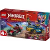 LEGO NINJAGO Statybiniai blokeliai 71840 Lenktynių dvikova Rogue prieš Drix