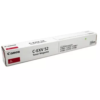 Tonerių kasetė Canon C-EXV 52 10000 puslapių rausvai raudona (magenta)
