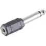 ShiverPeaks BS57001 Laidų jungtis 6,3 mm / 3,5 mm juoda nerūdijantis plienas