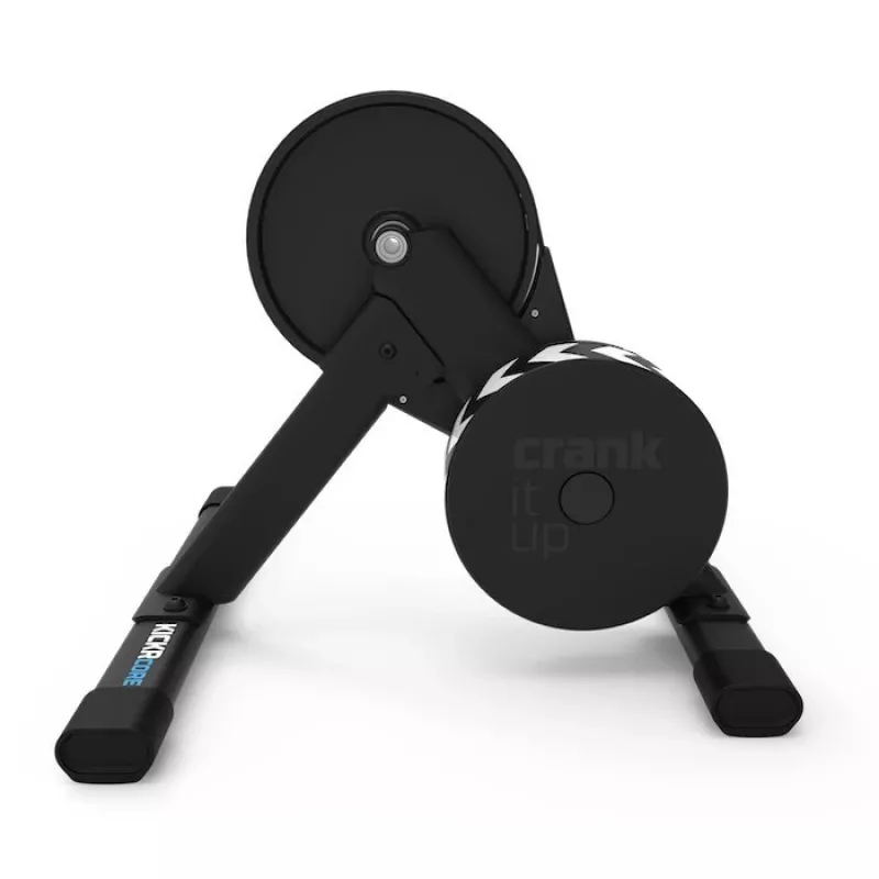 Išmanusis dviračių treniruoklis Wahoo KICKR CORE 2 – magnetinis, diržinė pavara, 1800W, 11 greičių kasetė, Bluetooth/Wi‑Fi/ANT+