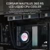 All-in-one skysčio aušintuvas Corsair Nautilus 360 RS 12 cm 2100 RPM Juodas
