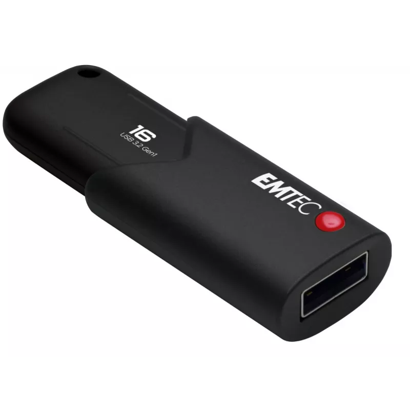 USB atmintukas Emtec B120 Click Secure 16 GB USB Type-A 3.2 Gen 2 juodas