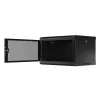 Lanberg WF01-6406-23B sieninis 19 colių 6U serverio stovas su perforuotomis durelėmis, juodas