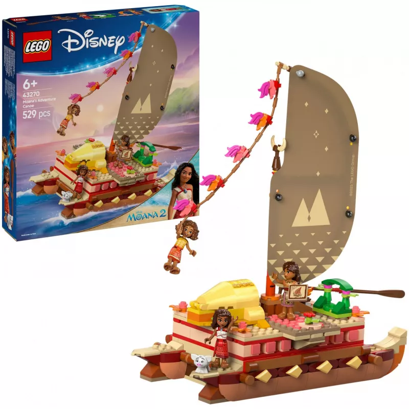 LEGO 43270 Konstruktoriaus rinkinys – 529 detalių, 3 minifigūrėlės, sidabrinė