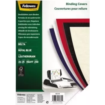 Fellowes FSC sertifikuotas – A4 (210 x 297 mm) – karališkai mėlynas – 250 g/m² – 25 vnt. įrišimo viršelis (5373902)