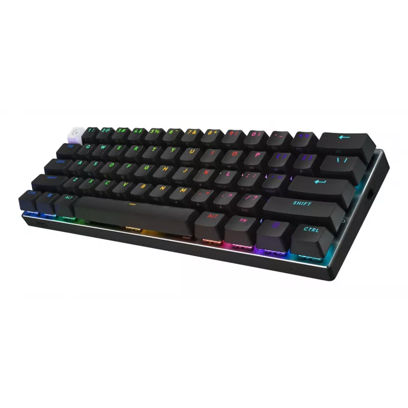Logitech G PRO X 60 Lightspeed belaidė mechaninė klaviatūra (TACTILE-BLACK-CH-EMEA28I-935, 920-011907)