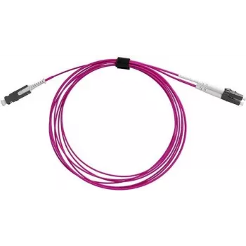 Skaidulinis optinis kabelis BlueOptics 4X97A81905-BO SN LC OM4 1 m Rožinis