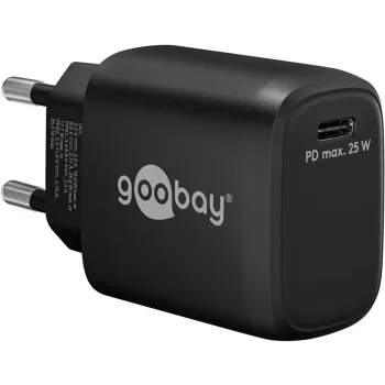 Goobay 65367 Įkroviklis Vidinis AC Nešiojamam Kompiuteriui Išmaniajam Telefonui Planšetei Juodas