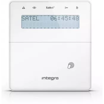SATEL klaviatūra INT-KLFR-W su RFID skaitytuvu, 3 klasė