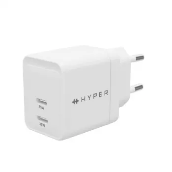 HYPER HJG35EU belaidis įkroviklis 35W USB-C GaN, baltas