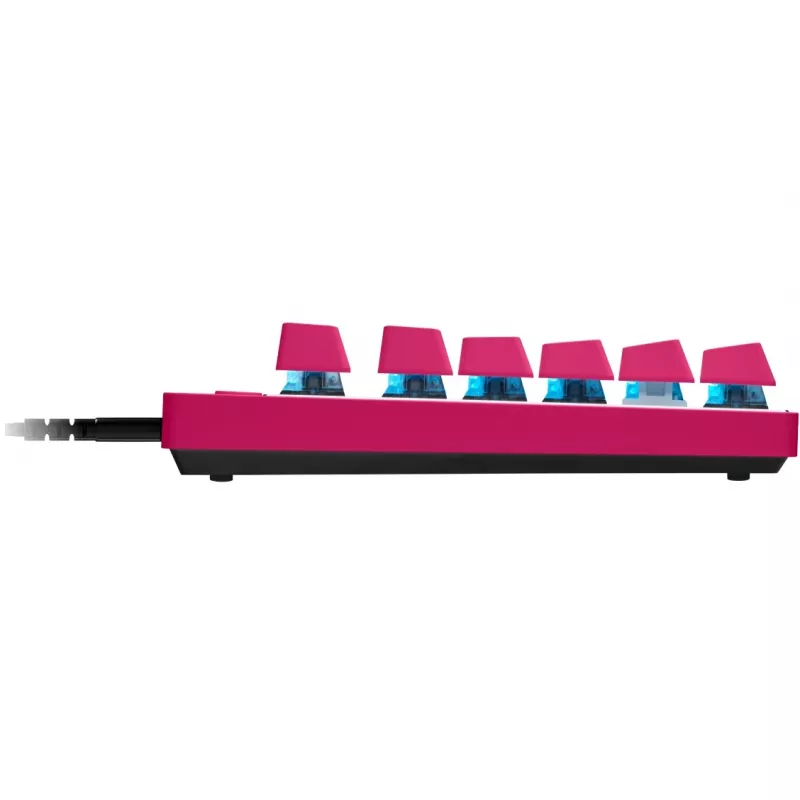 Logitech G PRO X TKL RAPID klaviatūra žaidimams USB QWERTY rožinė, be skaičių bloko