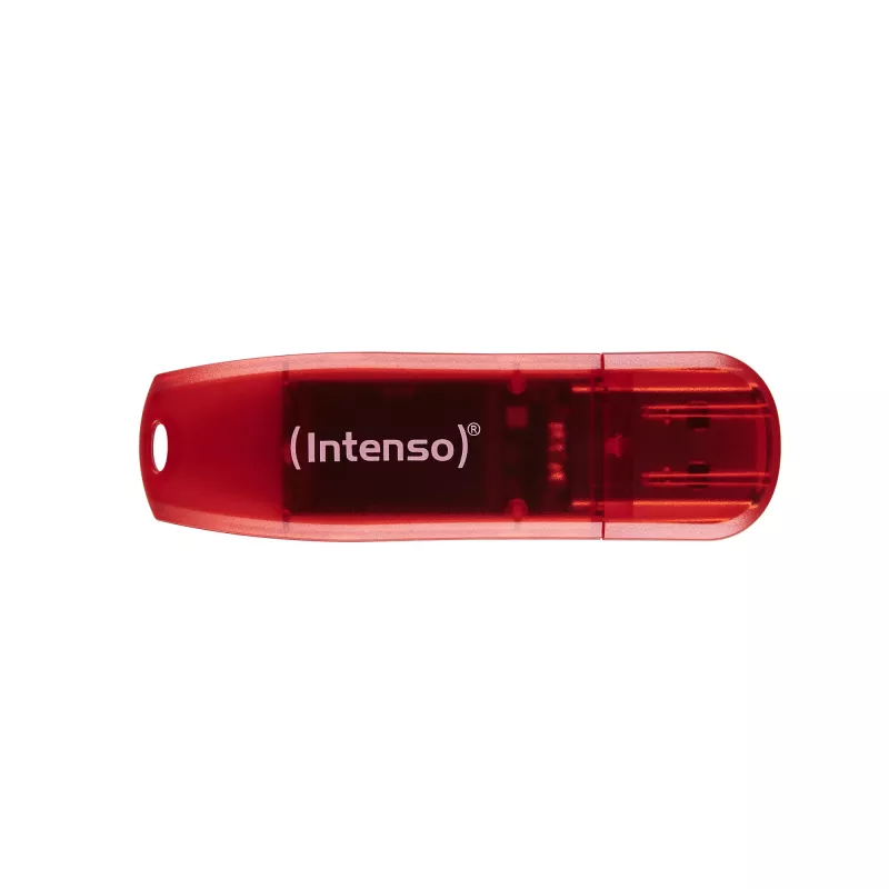 USB atmintukas Intenso 128 GB USB-A 2.0 Raudonas Skaidrus