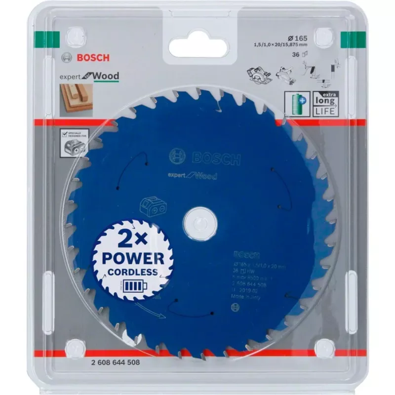 Bosch 2 608 644 508 pjūklo diskas medžiui 16,5 cm 1 vnt.