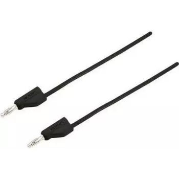 VOLTCRAFT matavimo zondas [Kištukas 4 mm - Kištukas 4 mm] 5 m Juodas MSB-300 (MSB-300-5-SW)