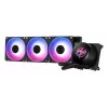 Viso viename skysčio aušintuvas MSI MPG CORELIQUID P13 – 120 mm ventiliatoriai, 3 ventiliatorių radiatorius, LGA 1851 palaikymas, juodas