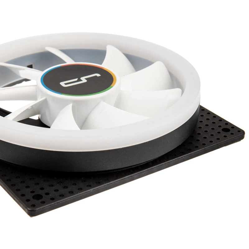 Ventiliatorius Cryorig Crona X 120 mm Baltas — 400–1700 RPM, 60,6 CFM, 2,65 mmH2O