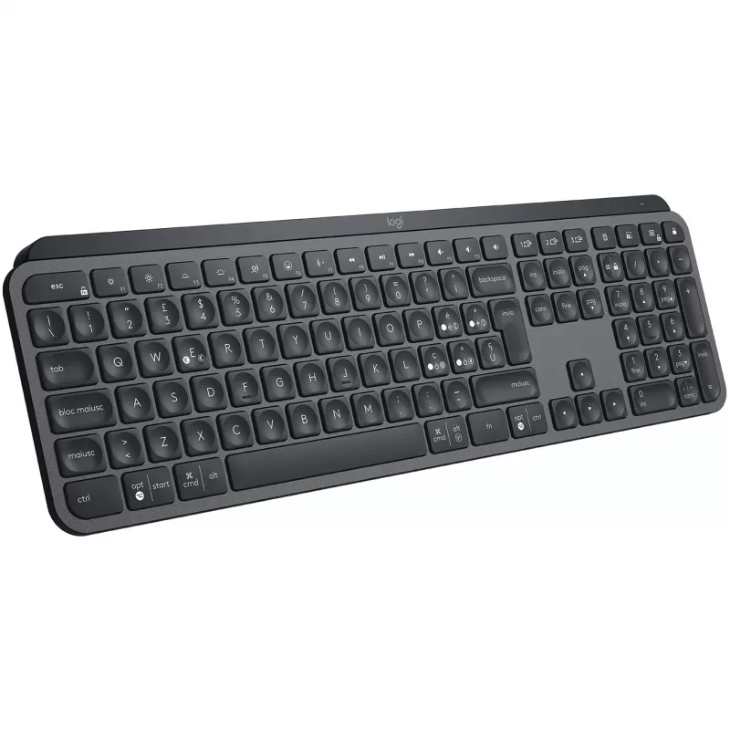Logitech MX Keys for Business belaidė klaviatūra RF + Bluetooth italų grafitas (920-010247)