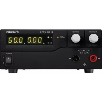 VOLTCRAFT laboratorinis maitinimo šaltinis, reguliuojamas DPPS-60-10 1–60 V/DC 0–10 A 600 W USB programuojamas, 1 išėjimas
