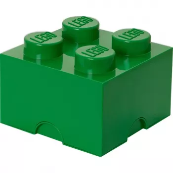 LEGO Storage Brick 4 Žalia, Dėžė saugojimui Žalia