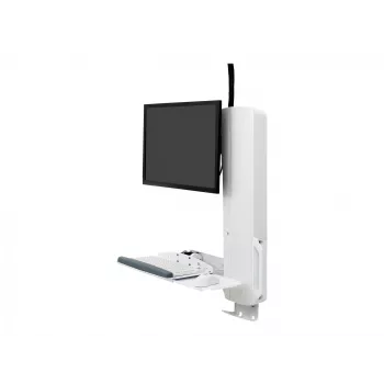 Sieninis monitoriaus laikiklis Ergotron 61-081-062 61 cm (24 col.) baltas