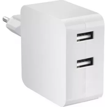 VOLTCRAFT SPS-2400/2+WH-N VC-11331785 USB įkroviklis kištukinis lizdas, išėjimo srovė (maks.) 4800 mA, 2 x USB