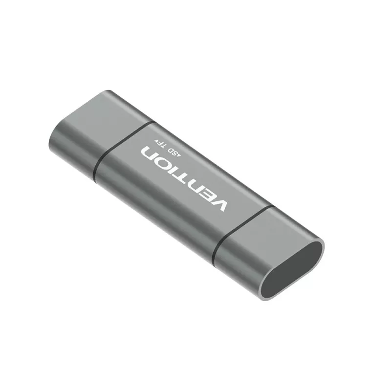 Vention USB 3.0 daugiafunkcis kortelių skaitytuvas pilkas metalinis