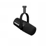 Shure MV7-X mikrofonas juodas – studijinis dinaminis mikrofonas