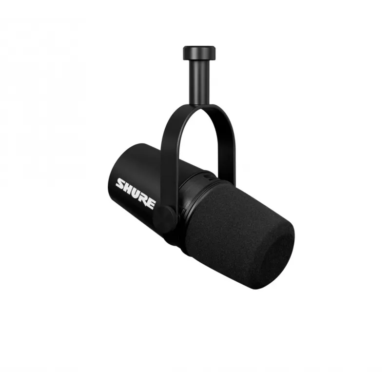 Shure MV7-X mikrofonas juodas – studijinis dinaminis mikrofonas