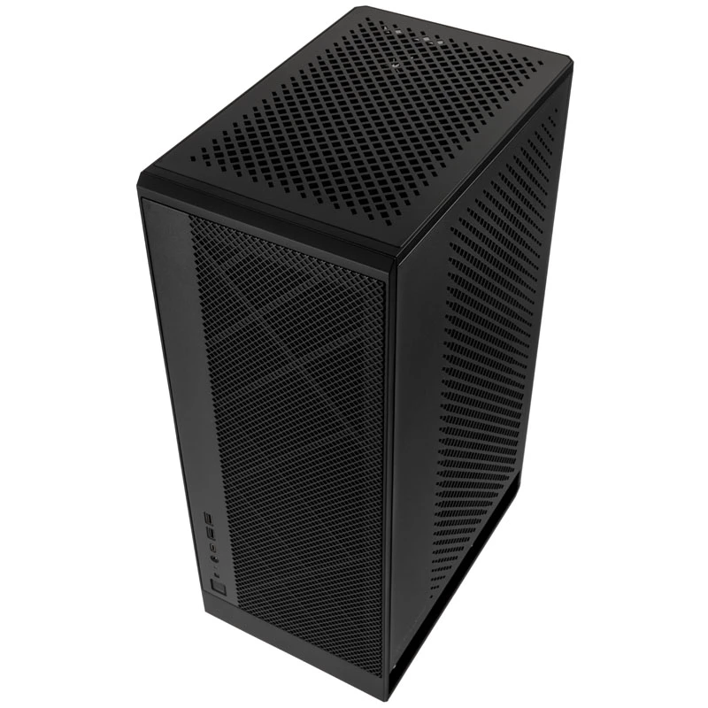 SilverStone ALTA G1M - microATX korpusas - micro ATX - be maitinimo šaltinio (SFX12V/SFX-L12V) - Juoda - USB/Garsas