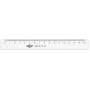 Liniuotė WEDO 52 16 160 mm permatoma plastikinė