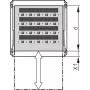 SCHROFF 19SHELF TELE.2U 600D RAL7035 - Stovo aksesuaras (22130353)