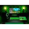 Laidinis žaidimų ausinių komplektas Razer Kraken V4 X — viršausinės, 20–20000 Hz, 1,8 m laidas, 310 g, juoda/žalia