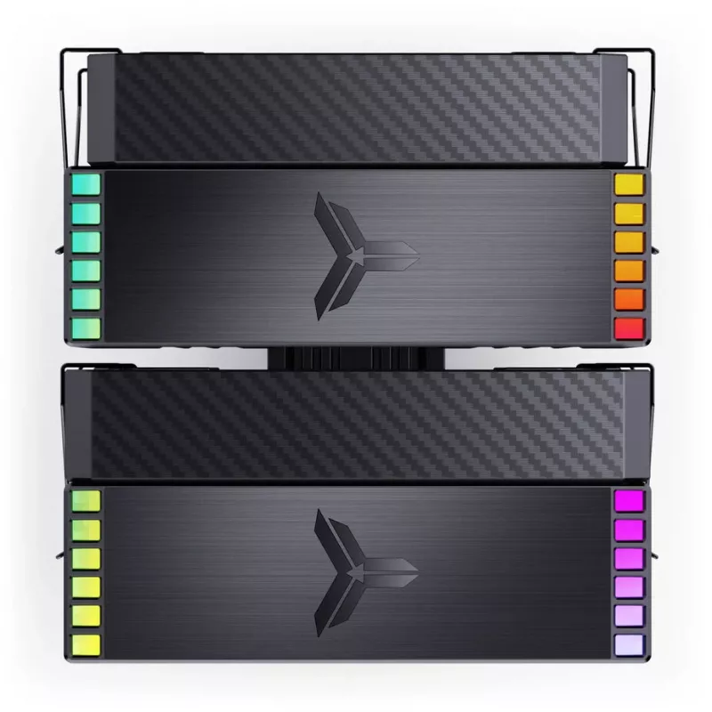 CPU aušintuvas Jonsbo HX6280 PWM RGB 130 mm, juodas