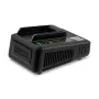 Kroviklis akumuliatoriams Karcher 2.445-032.0 — 18 V Li-Ion, vieno lizdo, 25×13,3×8,7 cm, 700 g