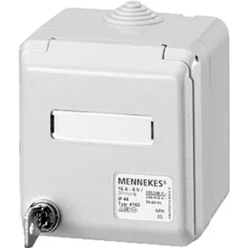 MENNEKES Elektrotechnik GmbH & Co. KG Sieninė dėžė 4165 16A5P 6H400V Cepex IP44 (4165)