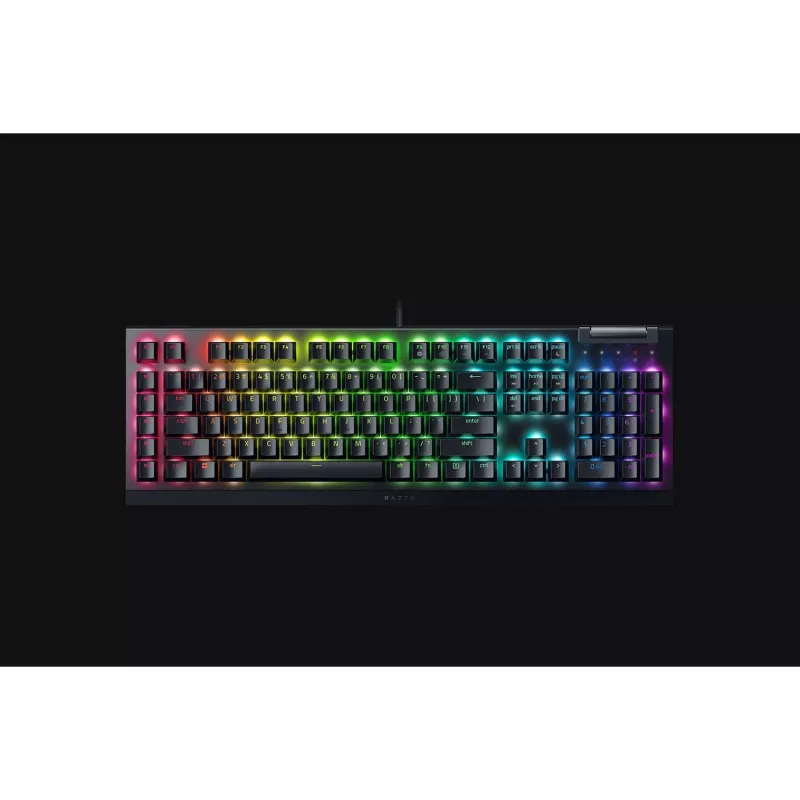 Razer BlackWidow V4 X žaidimų klaviatūra USB QWERTZ vokiška juoda