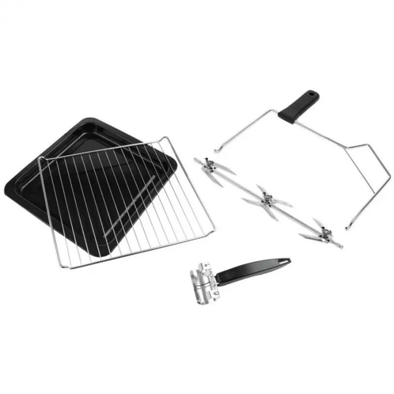 Orkaitė-grilis Rommelsbacher BG 1805/E nerūdijantis plienas – 42 L, 80–230 °C, 7 režimai, rotiseris