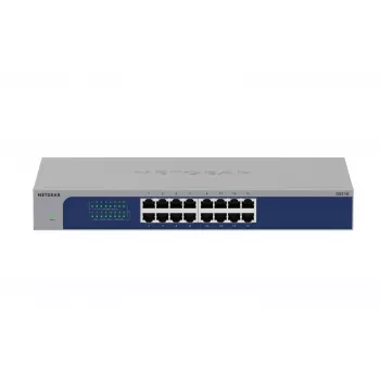 NETGEAR GS516-300EUS tinklo jungiklis, nevaldomas, Gigabit Ethernet (10/100/1000), pilka