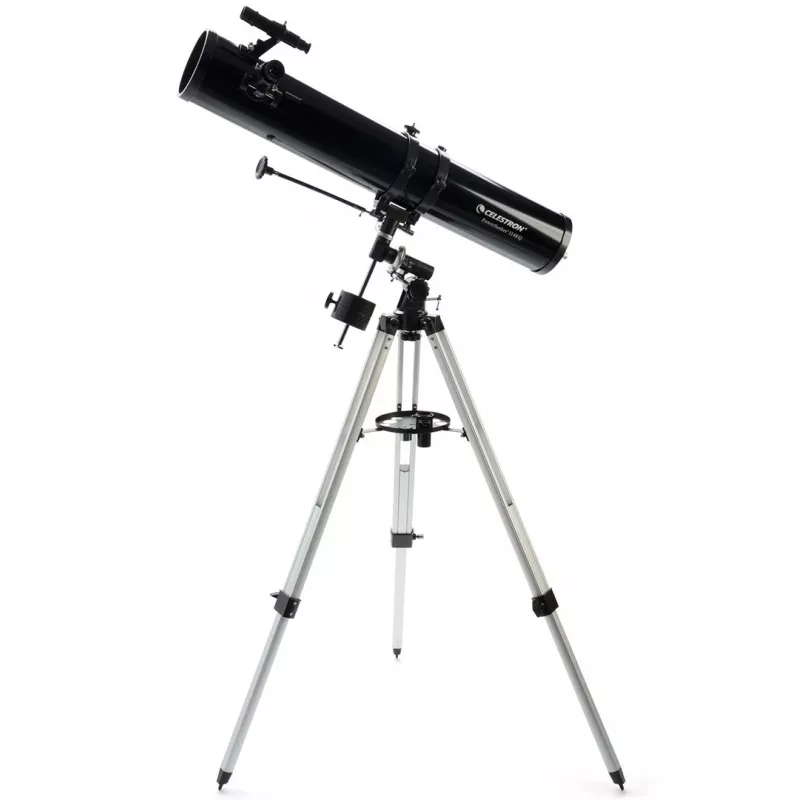 Teleskopas Celestron PowerSeeker 114EQ Refractor 45x Juodas