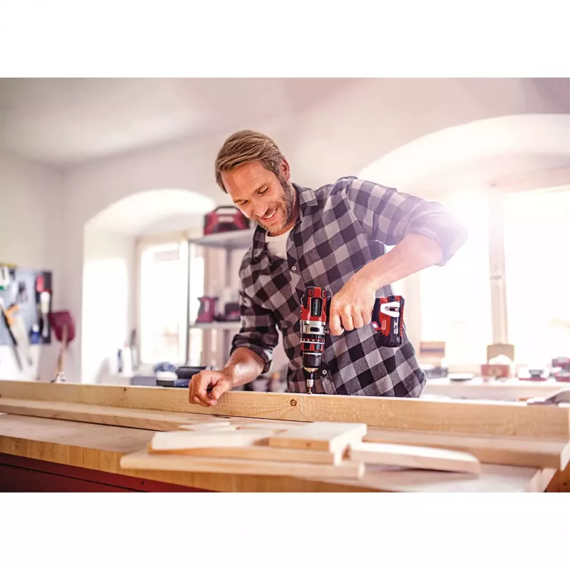 Einhell Expert Plus TE-CD 18 Li – belaidis sraigtinis gręžtuvas su smūgio funkcija, 2 greičiai, 13 mm raktinis griebtuvas, 60 N·m, be akumuliatoriaus, 18 V