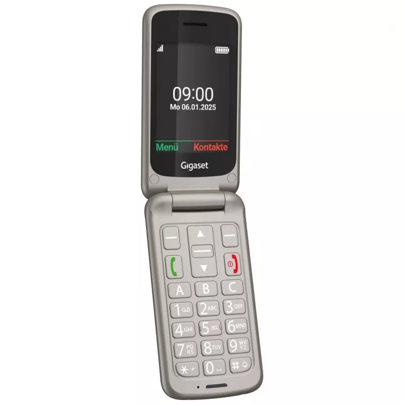 Senjorų telefonas Gigaset GL595 2.8 colio 0.3 MP pilkas