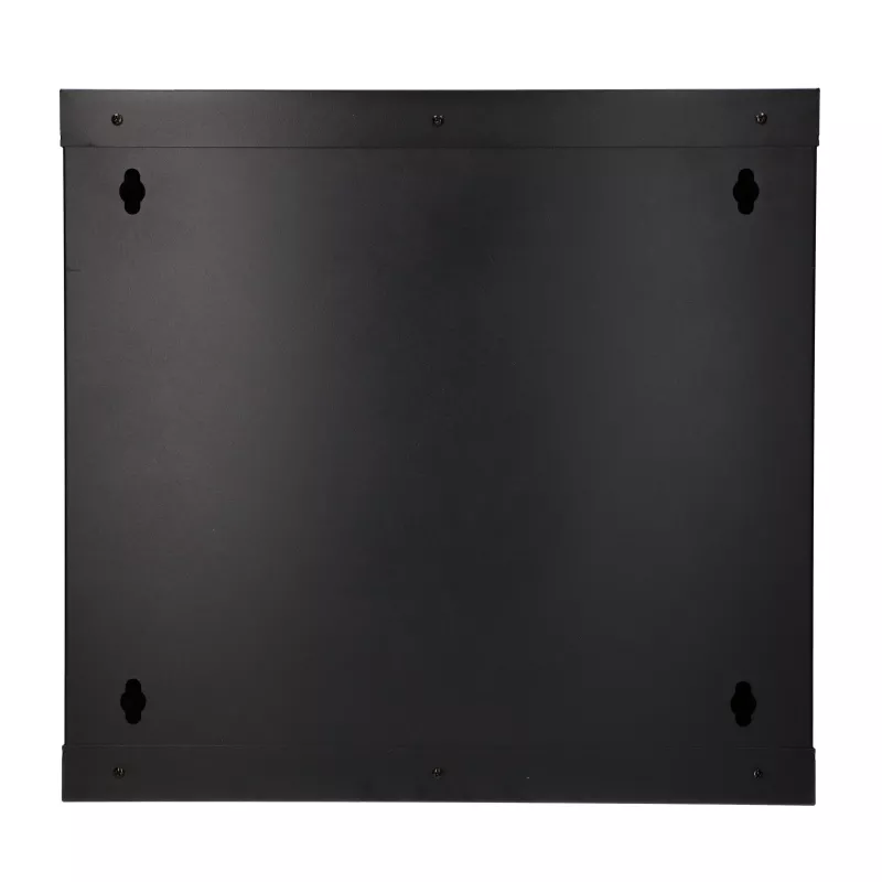 EXTRALINK LITE 9U 530x400 sieninis stelažinis kabinetas juodas su lentyna