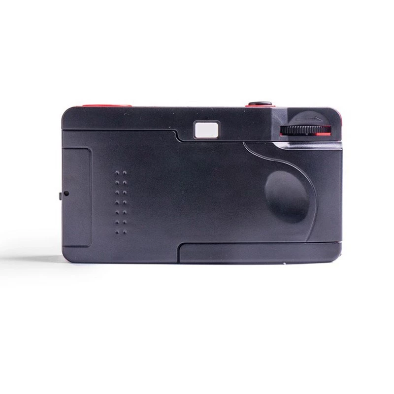 Kodak M38 Scarlet – 35 mm daugkartinė juostinė kamera, kompaktiška, taškinė ir šaudyk