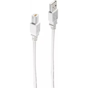 shiverpeaks BS77021 USB kabelis 1 m USB 2.0 USB A USB B pilkas (BS-77021)