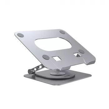 Nešiojamojo kompiuterio stovas UNITEK OT180SL01 aliuminis, tinka 25,4–40,6 cm (10–16 colių) ekranams, 360° sukimas, 0–180° polinkis