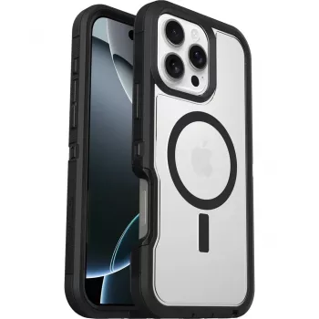 OtterBox Defender XT Dėklas, skirtas iPhone 16 Pro Max, Dark Side skaidrus/juodas