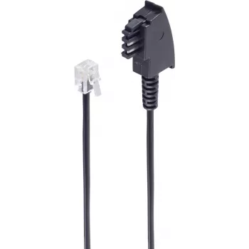 shiverpeaks ®-BASIC-S --TAE F kištukas - Western kištukas 6/4, UNIVERSAL (Import / Siemens+Telecom) 10m (BS70010)