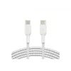 Pintas USB-C į USB-C laidas, 1 m, baltas