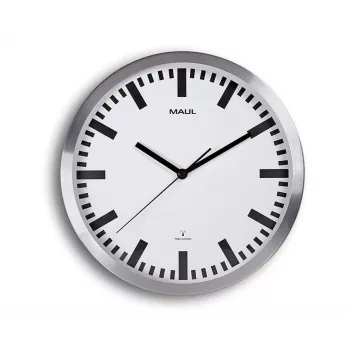 MAUL MAULpilot sieninis laikrodis - AA - 1,5 V - aliuminis - baltas - stiklas - 30 cm (9063308)