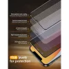 NEVOGLASS 3D PRIVACY, apsauginė plėvelė permatoma, iPhone 17 Pro / 16 Pro